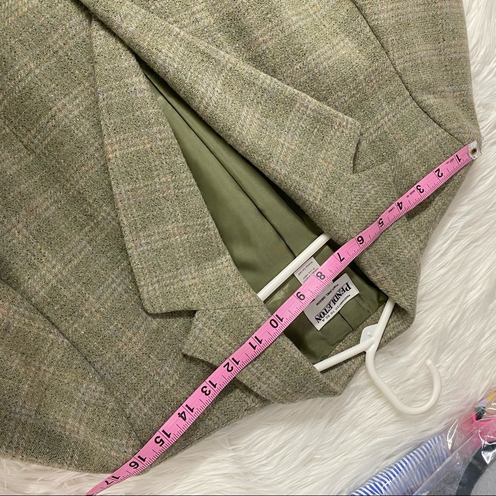 Pendleton Wool Lambswool Wool Blend Blazer - image 8